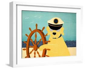 The Captain Yellow-Stephen Huneck-Framed Giclee Print