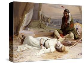 The Captive-Eanger Irving Couse-Stretched Canvas