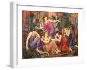 The Captives-Evelyn De Morgan-Framed Giclee Print