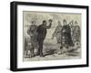 The Captivity of Cetewayo, the Ex-King Appreciates the Highland Bagpipes-null-Framed Giclee Print