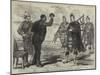 The Captivity of Cetewayo, the Ex-King Appreciates the Highland Bagpipes-null-Mounted Giclee Print