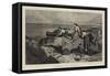 The Capture of a 32-Pounder-Myles Birket Foster-Framed Stretched Canvas