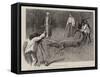 The Capture of a Crocodile in East Africa, Taking His Photograph-Alexander Stuart Boyd-Framed Stretched Canvas