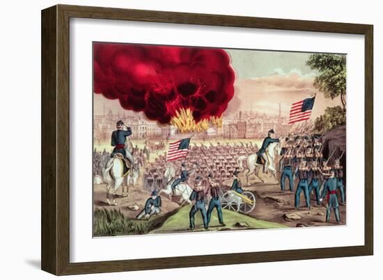 The Capture of Atlanta by the Union Army, 2nd September, 1864-Currier & Ives-Framed Giclee Print