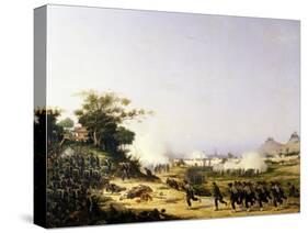 The Capture of Canton by the Franco-British Fleet-null-Stretched Canvas