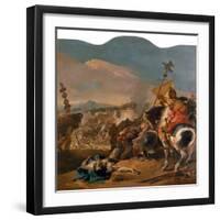 The Capture of Carthage, 1725-29-Giovanni Battista Tiepolo-Framed Giclee Print