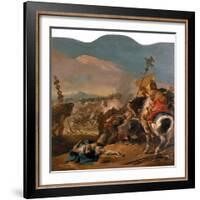 The Capture of Carthage, 1725-29-Giovanni Battista Tiepolo-Framed Giclee Print