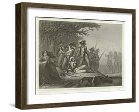 The Capture of Charette-Tony Johannot-Framed Giclee Print