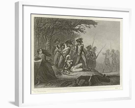 The Capture of Charette-Tony Johannot-Framed Giclee Print