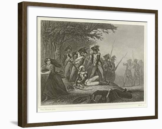 The Capture of Charette-Tony Johannot-Framed Giclee Print