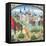 The Capture of Constantinople by Land and Sea in 1204-null-Framed Stretched Canvas