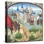 The Capture of Constantinople by Land and Sea in 1204-null-Stretched Canvas