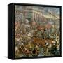 The Capture of Constantinople in 1204-Jacopo Robusti Tintoretto-Framed Stretched Canvas