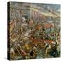 The Capture of Constantinople in 1204-Jacopo Robusti Tintoretto-Stretched Canvas