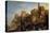 The Capture of Jerusalem by Jacques De Molay in 1299-Claude Jacquand-Stretched Canvas