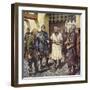 The Capture of King Stephen-Mike White-Framed Giclee Print