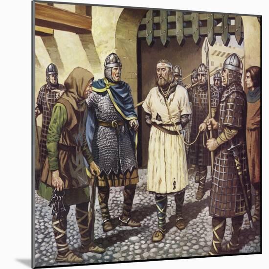 The Capture of King Stephen-Mike White-Mounted Giclee Print