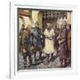 The Capture of King Stephen-Mike White-Framed Giclee Print