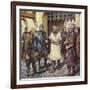 The Capture of King Stephen-Mike White-Framed Giclee Print