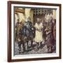 The Capture of King Stephen-Mike White-Framed Giclee Print