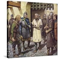 The Capture of King Stephen-Mike White-Stretched Canvas