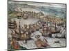 The Capture of La Goulette and Tunis by Charles V, 1535-Franz Hogenberg-Mounted Giclee Print