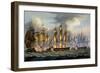 The Capture of La Prévoyante and La Raison, May 17th 1795, from 'The Naval Achievements of Great…-Thomas Whitcombe-Framed Giclee Print