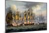The Capture of La Prévoyante and La Raison, May 17th 1795, from 'The Naval Achievements of Great…-Thomas Whitcombe-Mounted Giclee Print