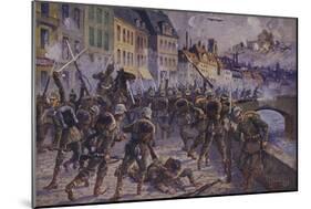 The Capture of Liege, Belgium, World War I, 7 August 1914-null-Mounted Giclee Print