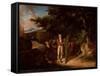 The Capture of Major Andre, 1812 (Oil on Canvas)-Thomas Sully-Framed Stretched Canvas