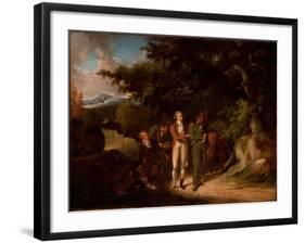 The Capture of Major Andre, 1812 (Oil on Canvas)-Thomas Sully-Framed Giclee Print