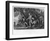 The Capture of Major André, 1856-AC Warren-Framed Giclee Print