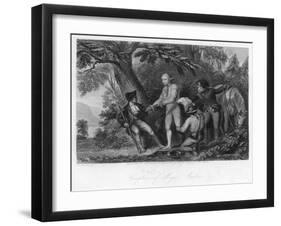 The Capture of Major André, 1856-AC Warren-Framed Giclee Print