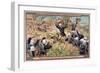 The Capture of Marovoay by the French, Madagascar, 19th-20th Century-null-Framed Giclee Print
