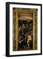 The Capture of Monteriggioni from the Ceiling of the Salone Dei Cinquecento, 1565-Giorgio Vasari-Framed Giclee Print