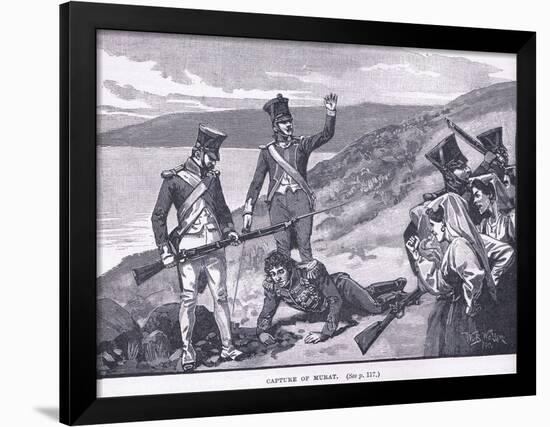 The Capture of Murat Ad 1815-William Barnes Wollen-Framed Giclee Print