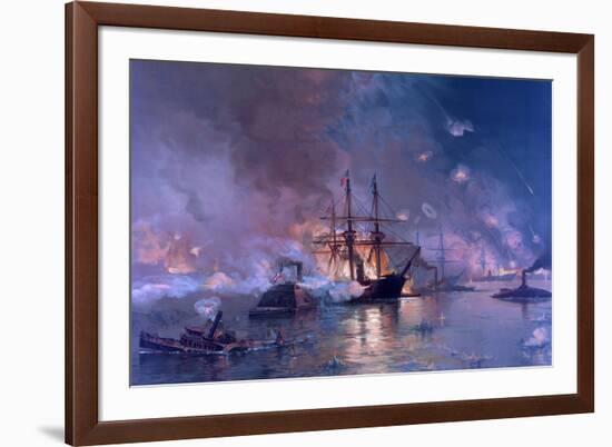 The Capture of New Orleans During the Civil War, 1886-null-Framed Giclee Print