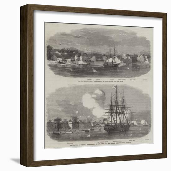 The Capture of Ningpo-null-Framed Giclee Print