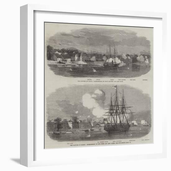 The Capture of Ningpo-null-Framed Giclee Print