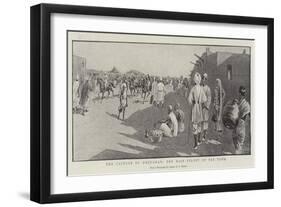 The Capture of Omdurman, the Main Street of the Town-null-Framed Giclee Print
