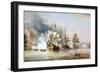 The Capture of Porto Bello on November 21, 1739-George the Elder Chambers-Framed Giclee Print