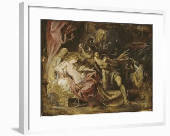 The Capture of Samson, 1609-10-Peter Paul Rubens-Framed Giclee Print