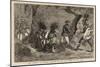 The Capture of Sekukuni, Entrance of the Cave Where He Was Found-null-Mounted Giclee Print