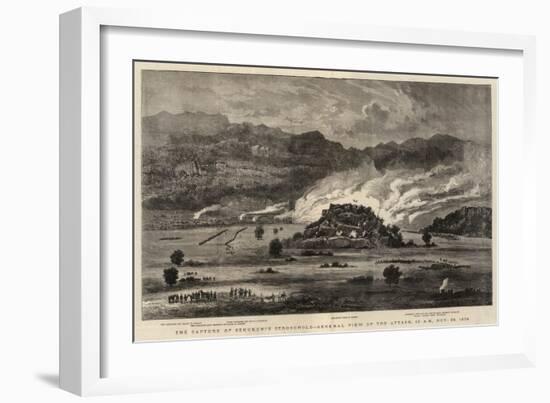 The Capture of Sekukuni's Stronghold, General View of the Attack, 10 Am, 28 November 1879-William Henry James Boot-Framed Giclee Print