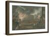 The Capture of the City of Washington, 1815-null-Framed Giclee Print