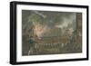 The Capture of the City of Washington, 1815-null-Framed Giclee Print