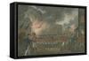 The Capture of the City of Washington, 1815-null-Framed Stretched Canvas