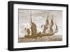 The Capture of The Corsair-null-Framed Art Print