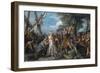 The Capture of the Golden Fleece, 1742-3 (Oil on Canvas)-Jean Francois de Troy-Framed Giclee Print