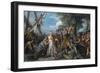 The Capture of the Golden Fleece, 1742-3 (Oil on Canvas)-Jean Francois de Troy-Framed Giclee Print